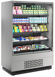 Холодильная горка  FC20-07 VM 1,3-1 0300 LIGHT фронт X0 бок металл (9006-9005)