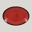Блюдо овальное  LEA Red 32 см (красный цвет)