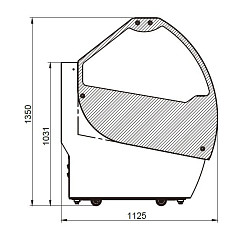Витрина для мороженого Carpini MILAN ML 12, фото 2