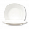 Тарелка P.L. Proff Cuisine 29,5*29,5 см квадратная с кругл. краем белая фарфор фото