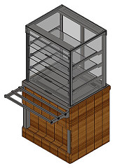 Тепловая витрина напольная Refettorio RH21AS Capital в Москве , фото 1