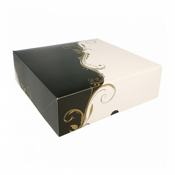 Коробка для торта Garcia de Pou 23*23*7,5 см, белая, картон фото