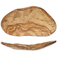 Чаша для фруктов Cosy&Trendy плоская, из оливкового дерева, 23-28 х 10-16см (93778388) в Москве , фото 1