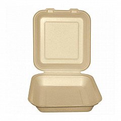 Ланч-бокс Garcia de Pou Bionic 20*20*7,5 см, 50 шт, сахарный тростник в Москве , фото