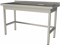 Стол для сбора отходов Restoinox СПО-14/6-БО-П фото