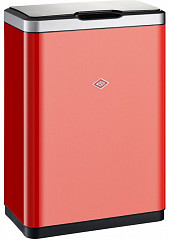 Мусорный контейнер Wesco Double Master, 40 литров (2х20л.), красный фото