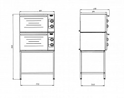 Шкаф жарочный Grill Master ШЖЭ/2 (22302) в Москве , фото 2