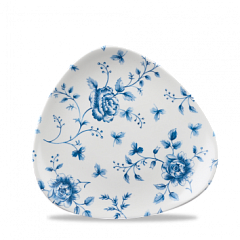 Тарелка мелкая треугольная без борта Churchill 19,2см, Vintage Prints, цвет Prague Rose Chintz RCPTR71 в Москве , фото 1