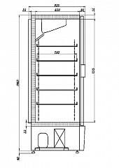 Холодильный шкаф Ариада R1520 MSX в Москве , фото 2