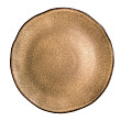 Тарелка мелкая безбортовая  Stone 31,5 см, цвет коричневый, Q Authentic (QU63336)