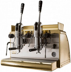 Рожковая кофемашина Victoria Arduino Athena leva 2 brass (57569) фото