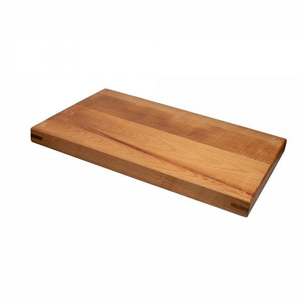 Доска разделочная с деревянными стяжками и шкантами Luxstahl 480-500х300х40 мм бук фото