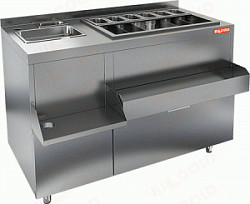 Барная станция коктейльная закрытая Hicold НБМКС-12/7БПК фото