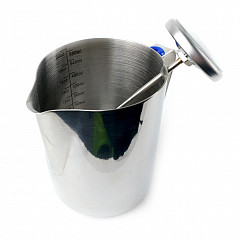 Питчер молочник Barbossa-P.L. 600 мл + термометр нерж. фото