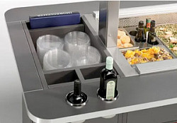Стол охлаждаемый шведский Enofrigo FAST GOURMET ISOLA DOPPIA VTRF+VTRF 2000 A1FASTGOVTRFVTRF20P в Москве , фото 6