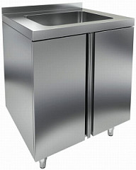 Стол закрытый с мойкой Hicold НБМСЗМ-7/7Б в Москве , фото