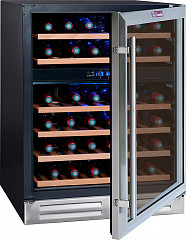 Двухзонный винный шкаф La Sommeliere CVDE46-2 в Москве , фото 2