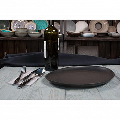 Тарелка P.L. Proff Cuisine Black Star 33*25*2,7 см в Москве , фото 4