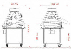 Тестоокруглитель конический Danler RSG-2000, фото 6