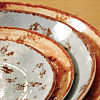 Тарелка прямоугольная плоская RAK Porcelain Peppery 33,5*18 см, голубой цвет фото