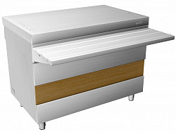 Прилавок нейтральный Atesy Ривьера НС-1500-02-О без полок в Москве , фото