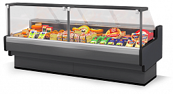 Витрина холодильная Brandford Aurora Slim SQ 125 вентилируемая (выносной агрегат) в Москве , фото 1