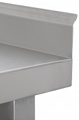 Ванна моечная Luxstahl ВМ3 18/7/8.5 (сталь 430-0,8) без фартука в Москве , фото 3