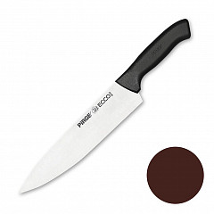Нож поварской Pirge 25 см, коричневая ручка фото