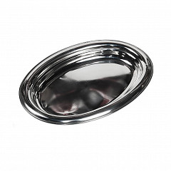 Блюдо овальное (поднос) P.L. Proff Cuisine 30*5 см нерж. в Москве , фото