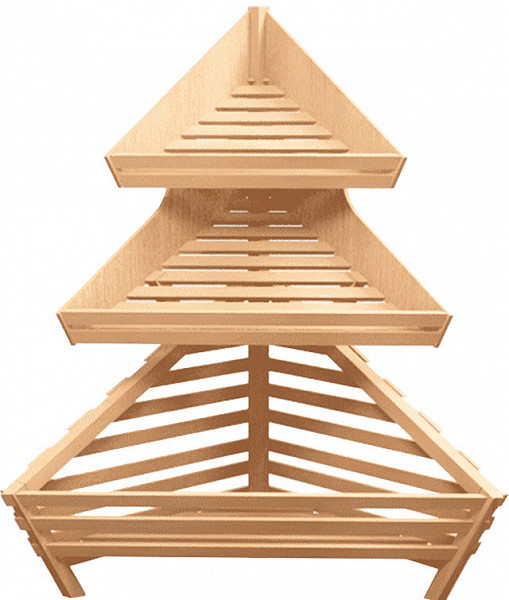 Стеллаж для хлеба угловой Евромаркет В005 фото