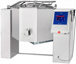 Котел пищеварочный Abat КПЭМ-200-ОМП со сливным краном в Москве , фото 1