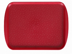 Поднос Luxstahl 330х260 вишневый в Москве , фото