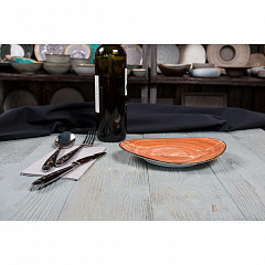 Тарелка P.L. Proff Cuisine Fusion Brown Shore 21*17,5 см в Москве , фото 2