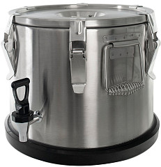 Термоконтейнер с краном Foodatlas 15л нержавеющая сталь в Москве , фото 2