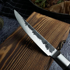 Набор для стейка (нож и вилка) P.L. Proff Cuisine Vintage Garwin Premium дерев. футляр Pakka Black в Москве , фото 3