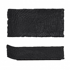 Блюдо прямоугольное P.L. Proff Cuisine 30*15*2,5 см Black Raw Wood в Москве , фото