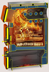 Котел твердотопливный Теплодар КУППЕР ПРО-28 (2.0) в Москве , фото 2