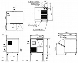 Льдогенератор Hoshizaki FM-80KE-N в Москве , фото 2