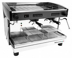 Рожковая кофемашина ROBUSTEZZA ST2E черная+высокая группа 185мм+экономайзер мультифазная фото