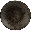 Тарелка мелкая безбортовая  Stone Black 26,5 см, цвет черный, Q Authentic (QU52909)