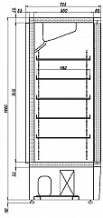 Холодильный шкаф Ариада R1400 VC (пропан) в Москве , фото 2