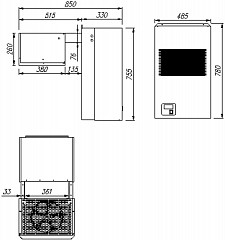 Низкотемпературный моноблок Полюс MLS 113 (MH108) в Москве , фото 2