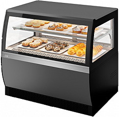 Витрина кондитерская Chilz Vete 90 C серый матовый/шлифованная нержавейка в Москве , фото 1