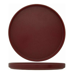 Тарелка мелкая с вертикальным бортом Cosy&Trendy d 27см, h 2,2см, стопируемая, цвет красный Tower (9966027) в Москве , фото 1