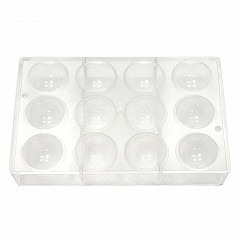 Форма для шоколада P.L. Proff Cuisine Полусфера, 15 ячеек 32*16 мм, поликарбонат фото