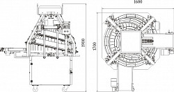 Тестоокруглитель конический Восход ТО-6, фото 3