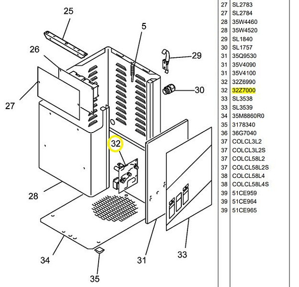 Плата электроники Fimar для CL5, арт.32Z7000 фото