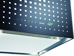 Островная вытяжка Falmec Rubik Isola Glass Black в Москве , фото 4