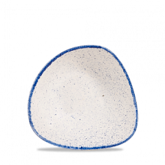 Салатник треугольный без борта Churchill Stonecast Hints Indigo Blue SHBITRB61 фото