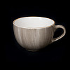 Чашка чайная Corone Natura 320мл, серо-коричневая фото